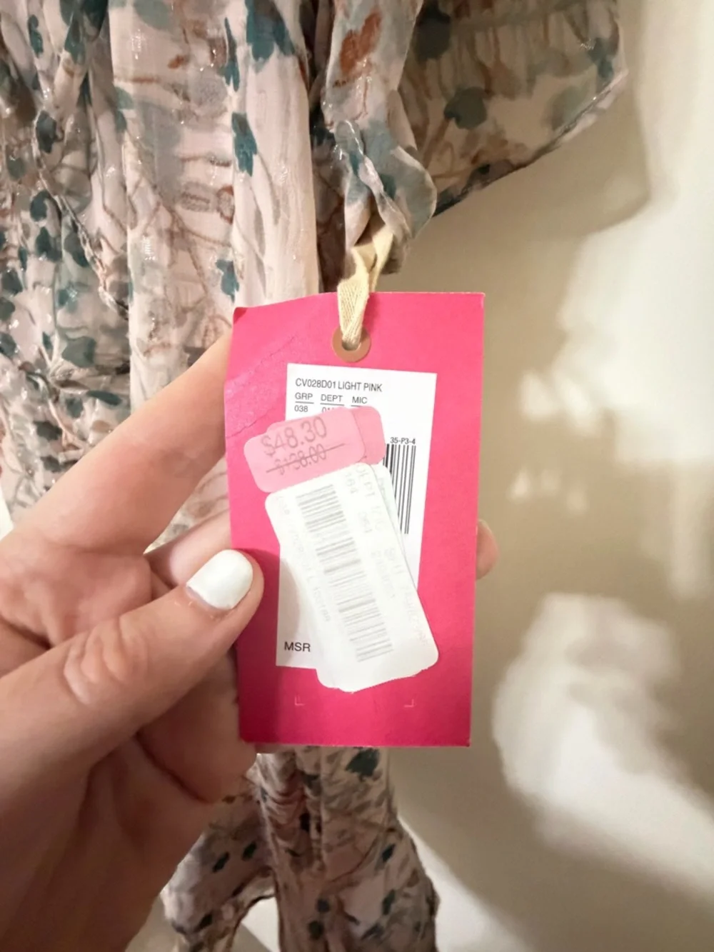 Chelsea & Violet Blush Floral Ruffle Midi Dress - Picture 6 of 10